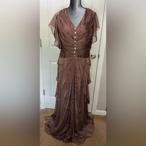NWT dress in chocolate brown size 14w